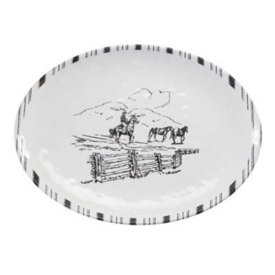 Paseo Road by HiEnd Accents Ranch Life Melamine Serving Platter | belk