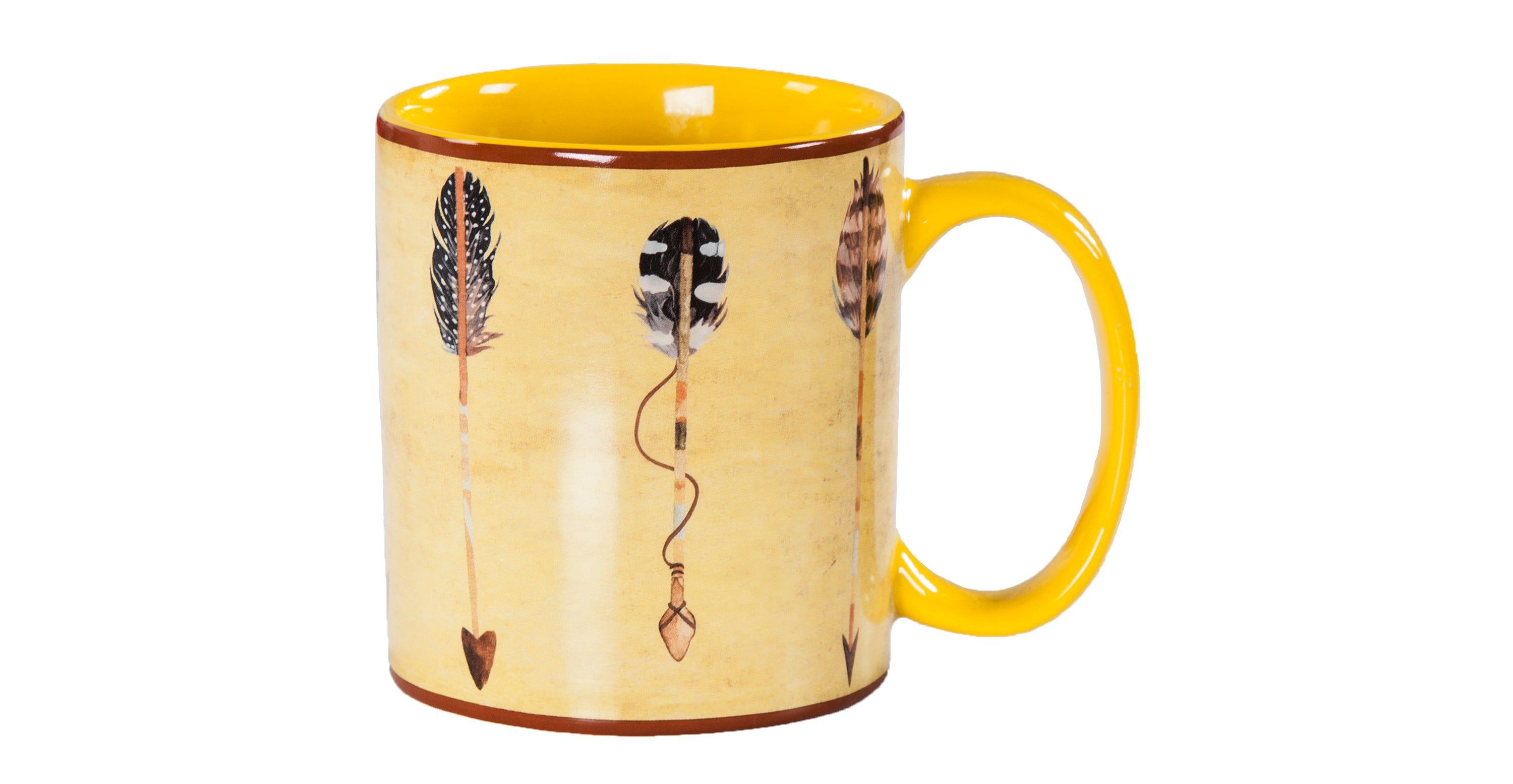 Large Arrow Design Mug Set