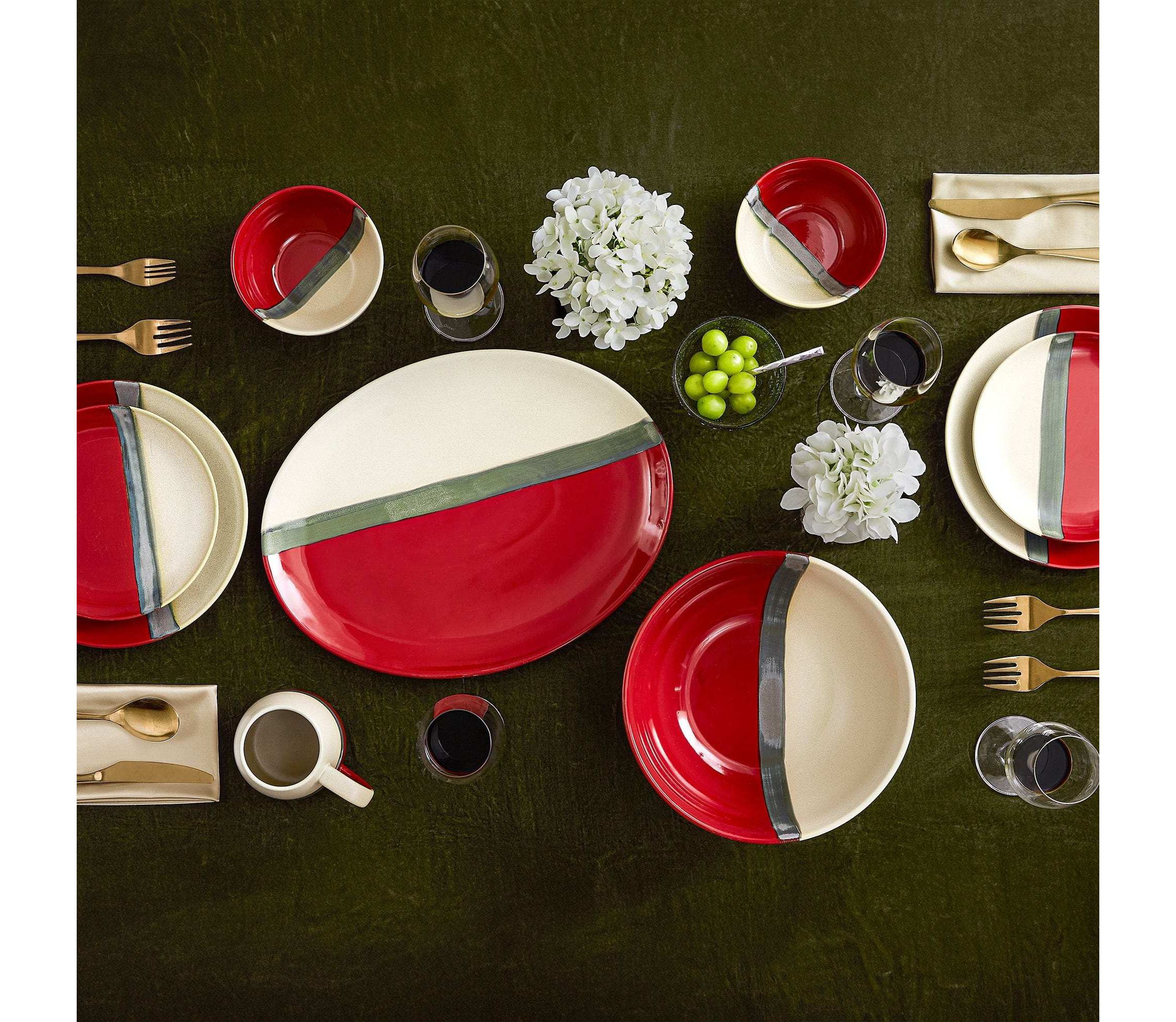 Paseo Road Pasadizo Ceramic Western Dinnerware Mug Set, 4PC