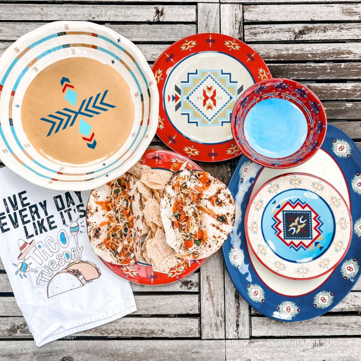 Spirit Valley Melamine Dinnerware Set