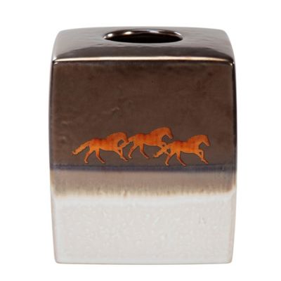 HiEnd Accents Spirit Valley Ceramic Tissue Box Cover