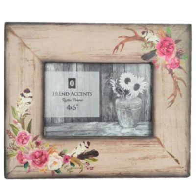 Rose Antler Picture Frame