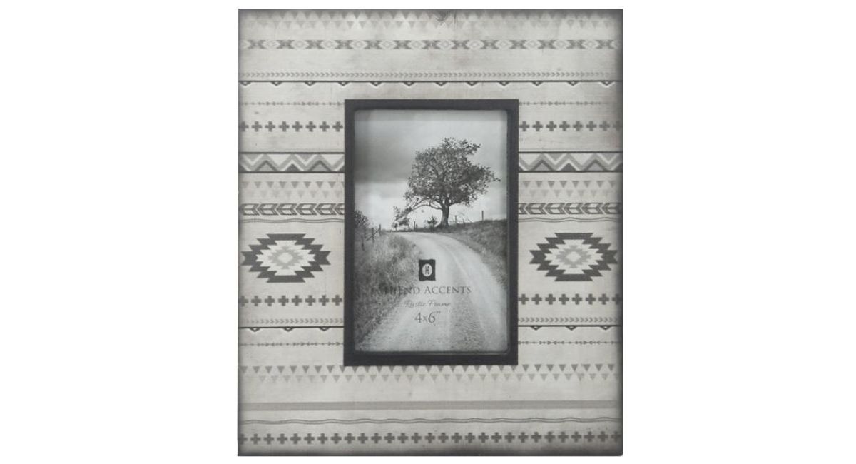 Free Spirit Aztec Picture Frame, 4" x 6", 1PC