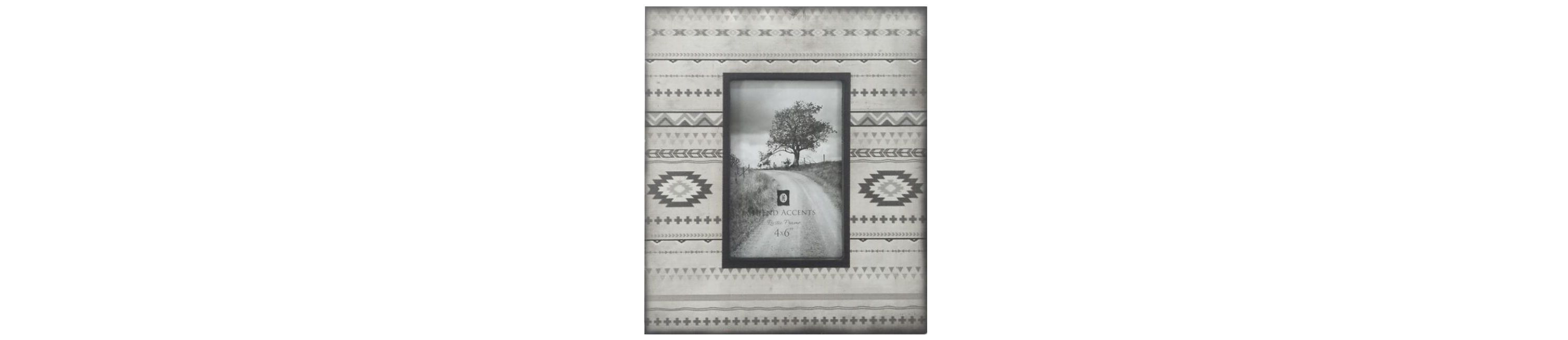 Free Spirit Aztec Picture Frame, 4" x 6", 1PC