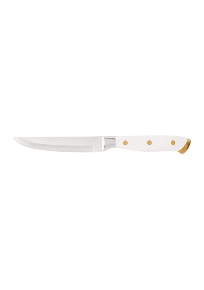 14 Piece White Forged Triple Rivet Cutlery Set