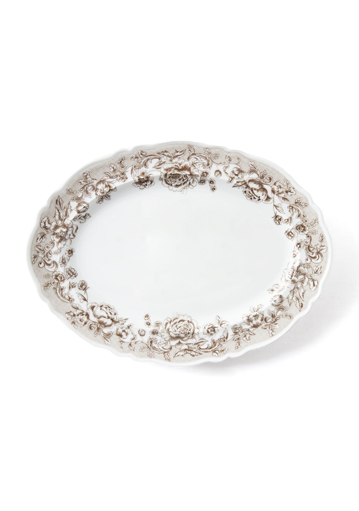 Fall Toile Serving Platter