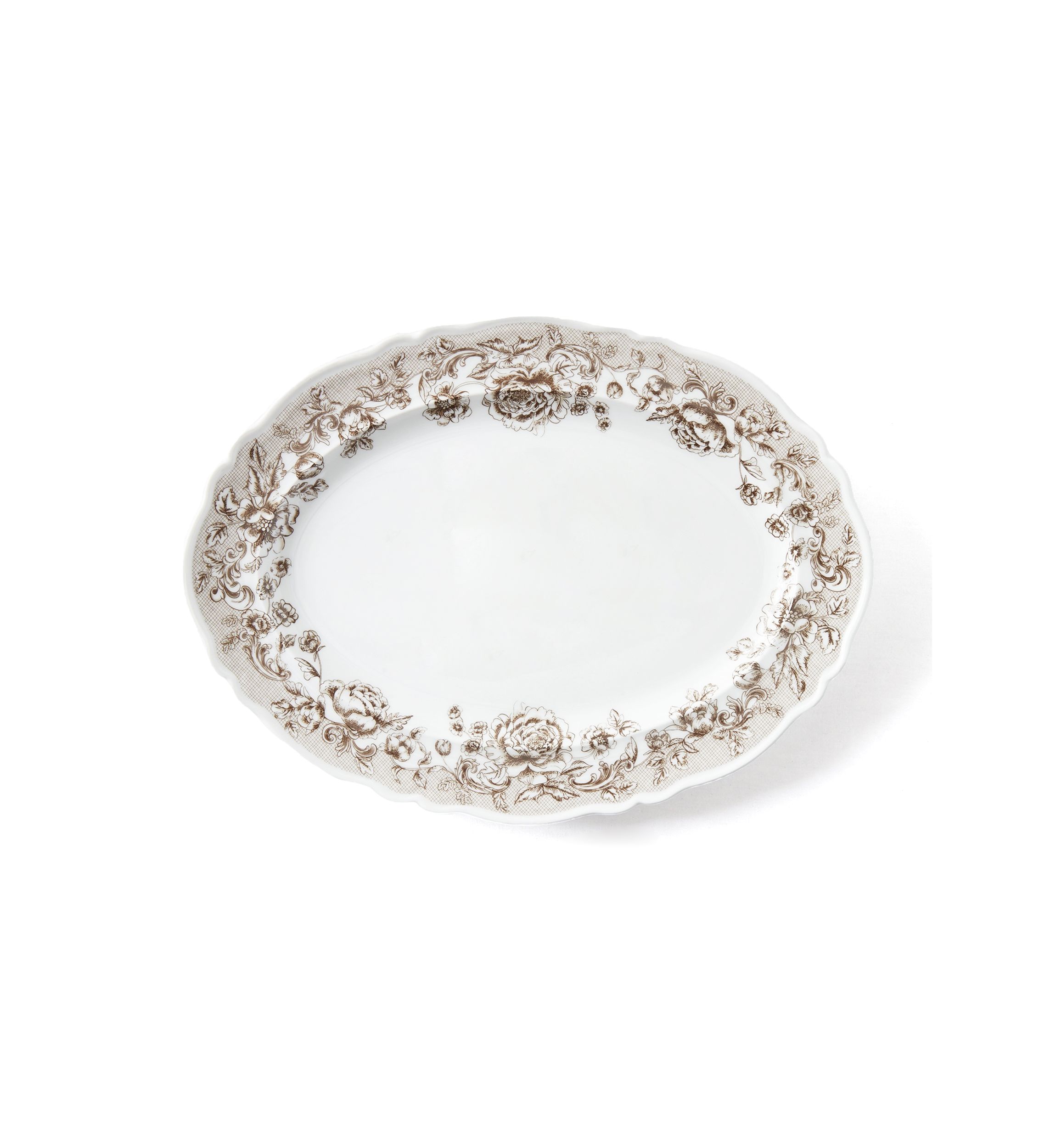 Fall Toile Serving Platter
