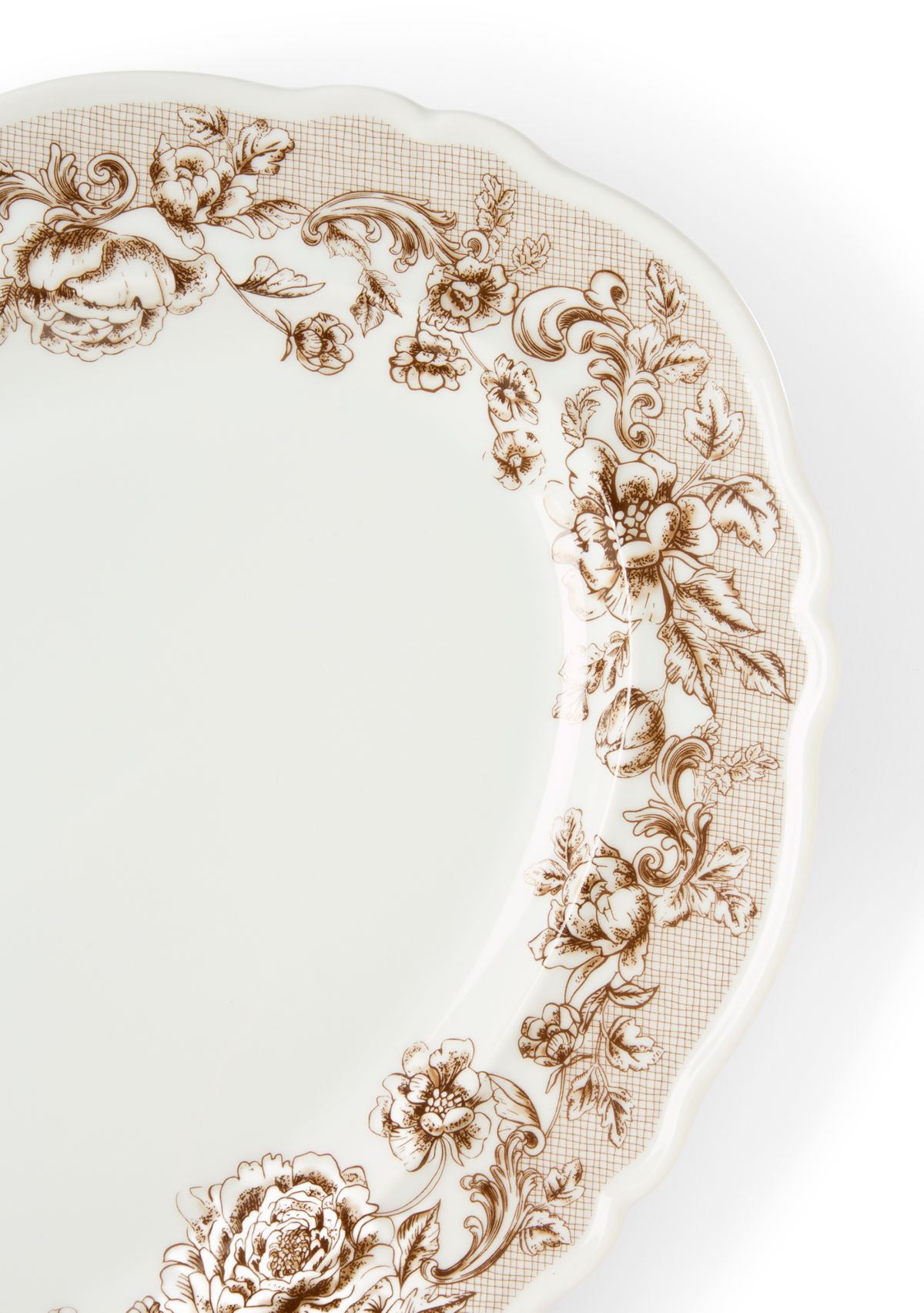Fall Toile Serving Platter