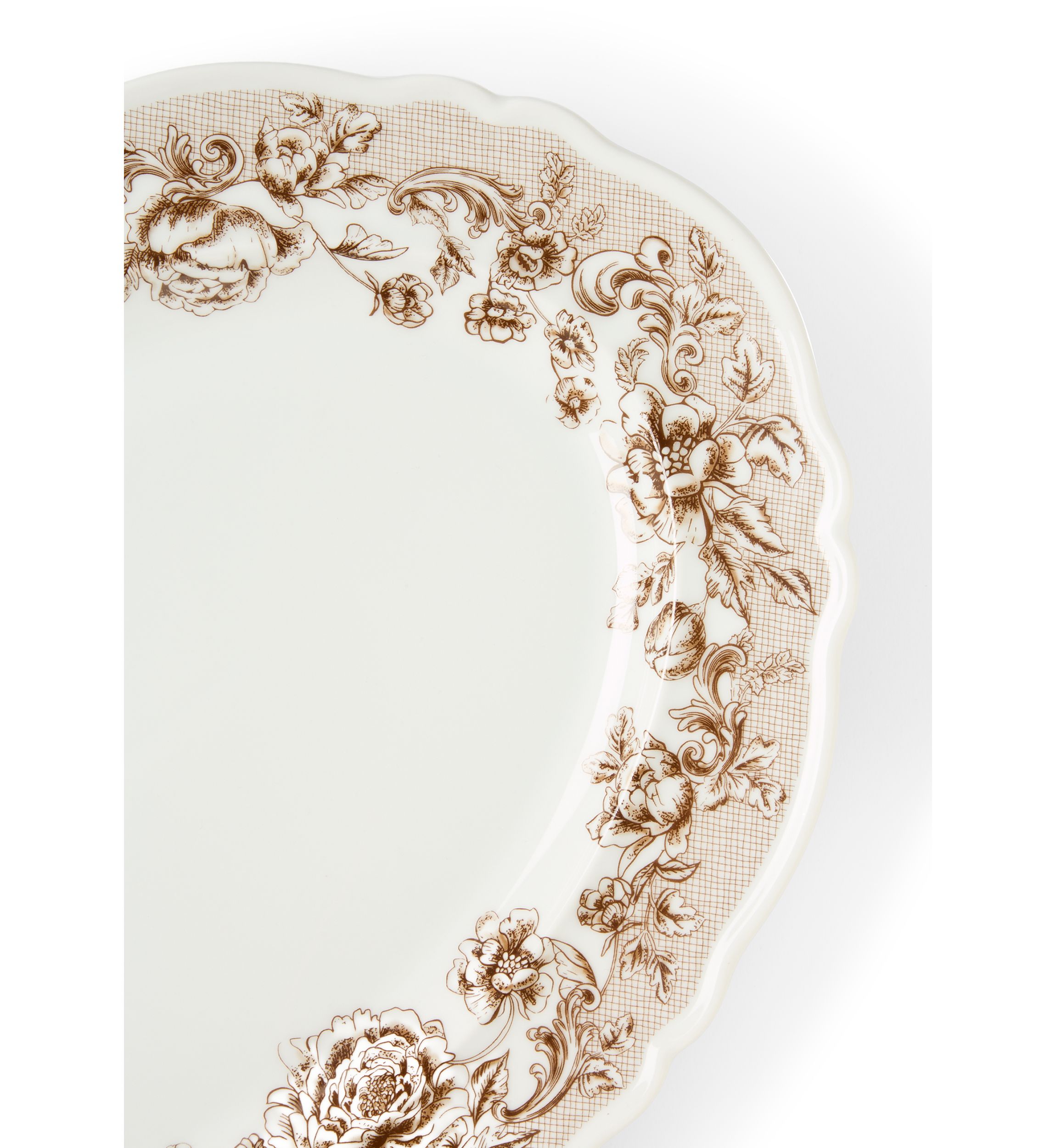 Fall Toile Serving Platter