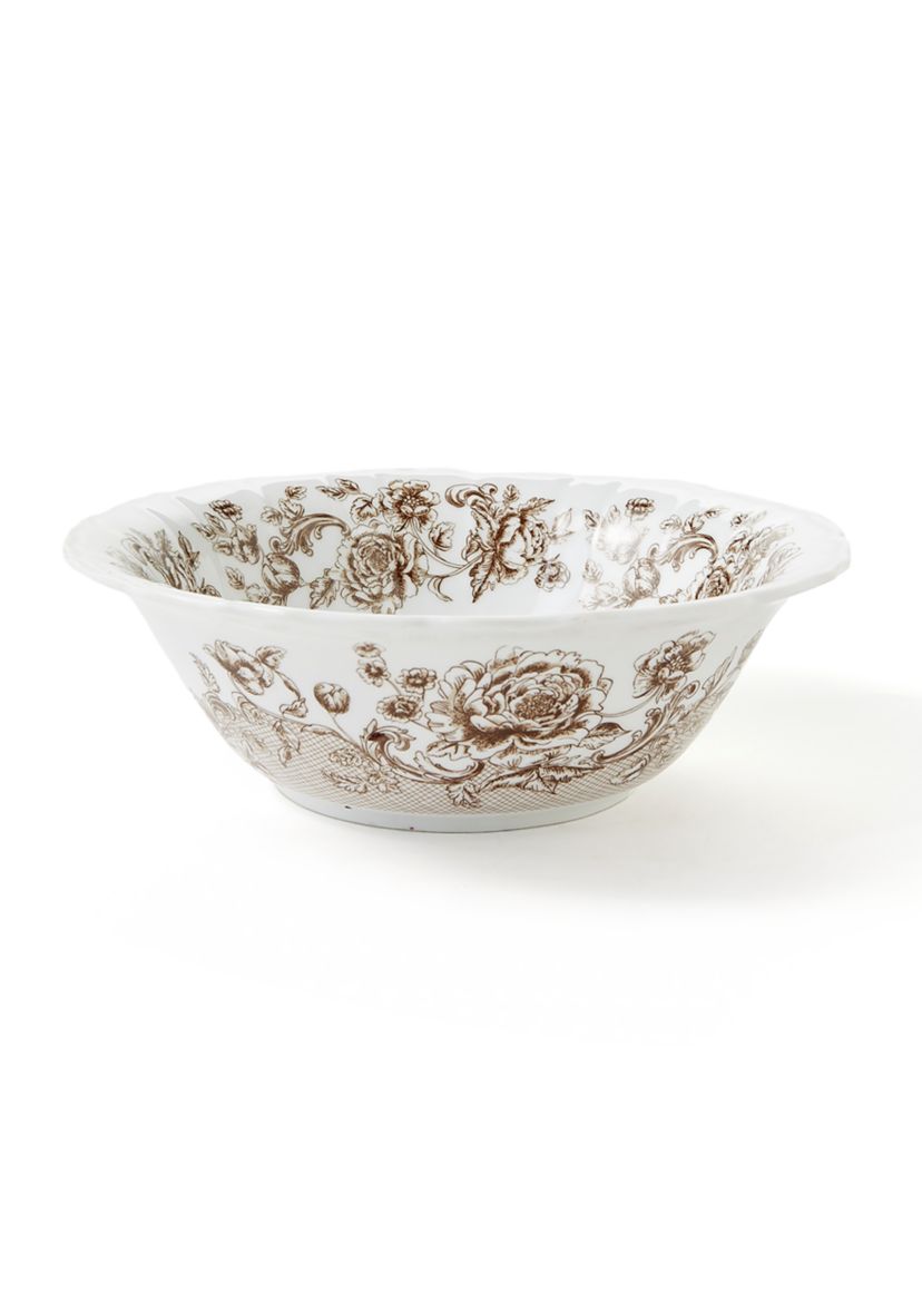 Fall Toile Serving Bowl