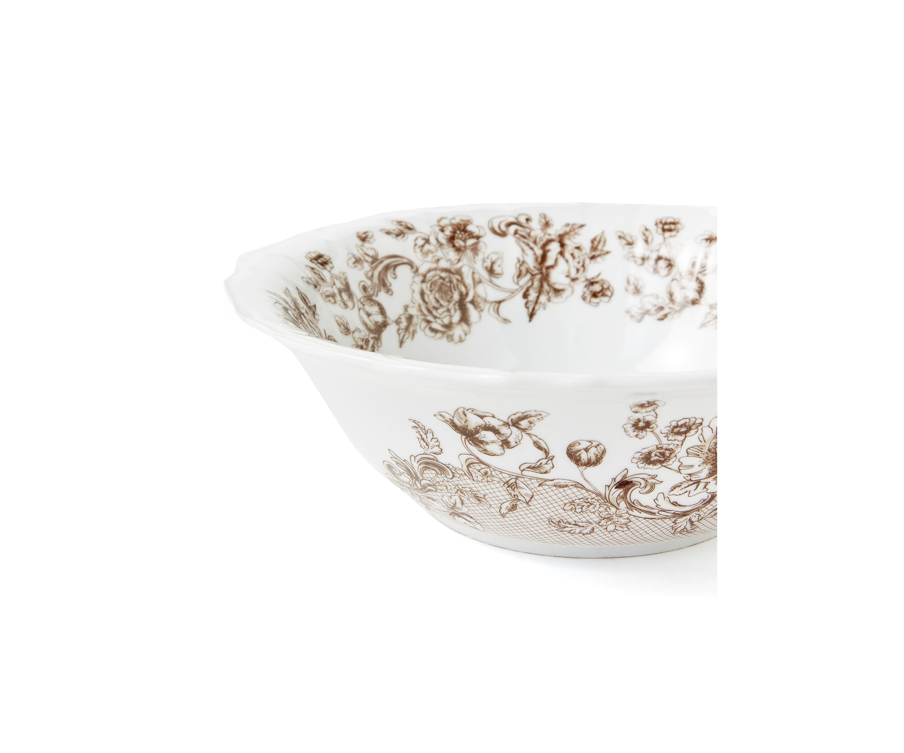 Fall Toile Serving Bowl