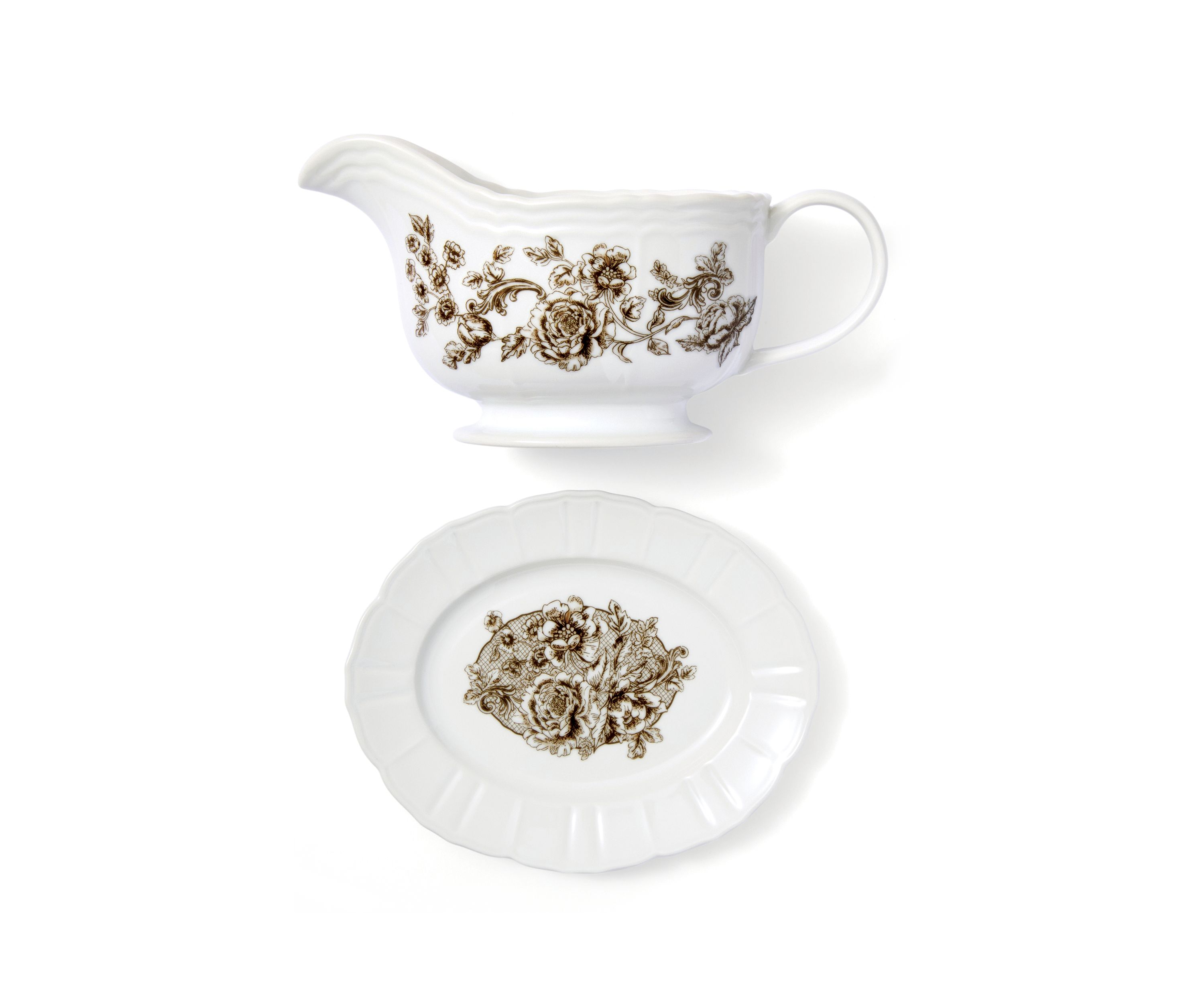 Fall Toile Gravy Boat