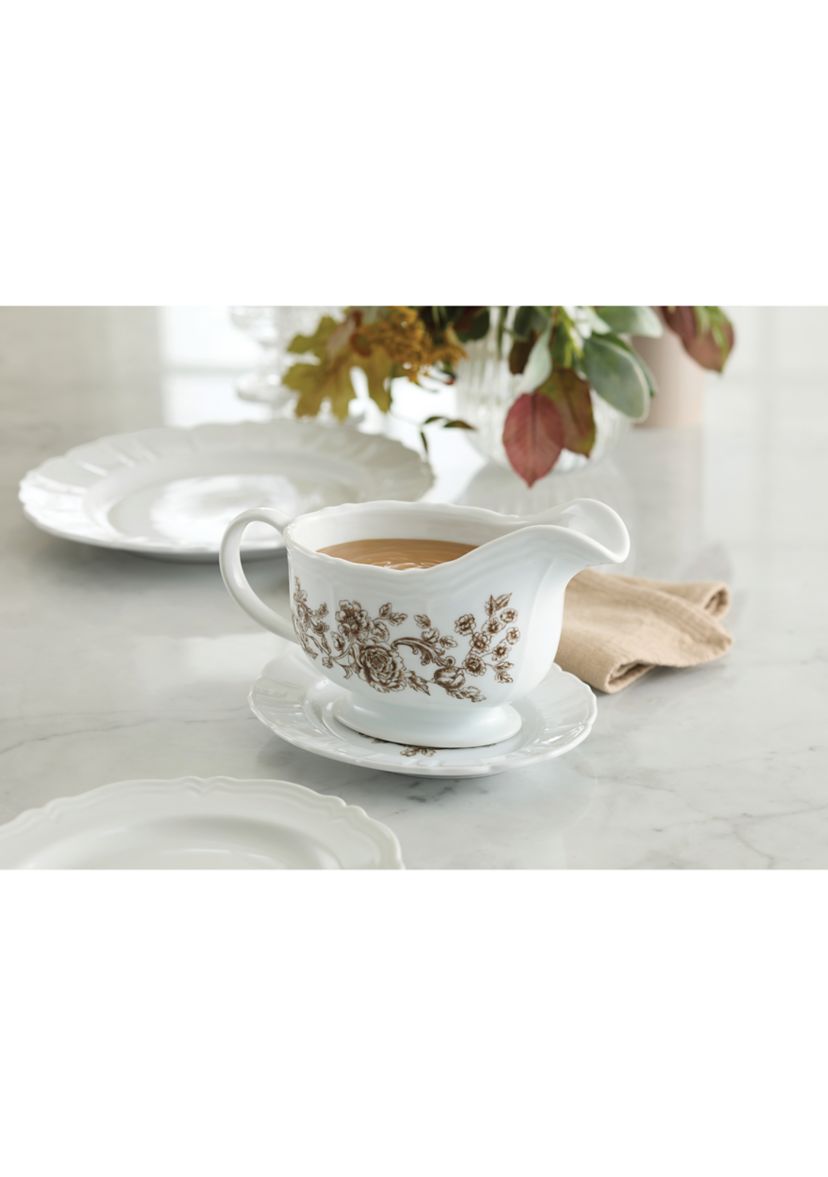 Fall Toile Gravy Boat