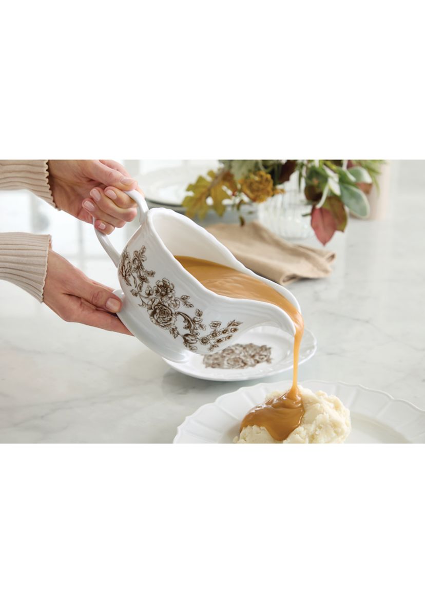 Fall Toile Gravy Boat
