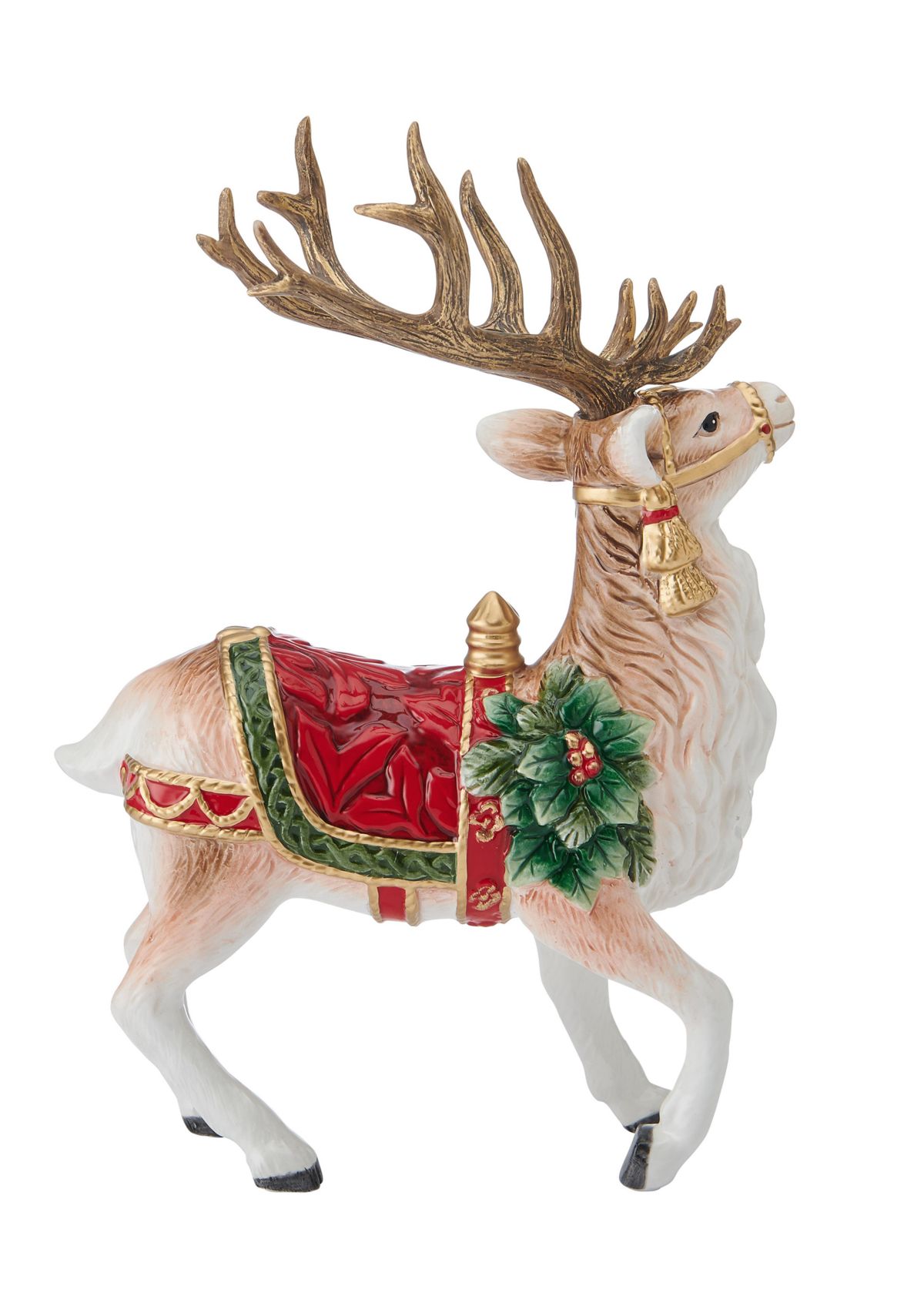 Fitz & Floyd - Exclusive to Biltmore Brilliant Bordeaux Deer Figurine 