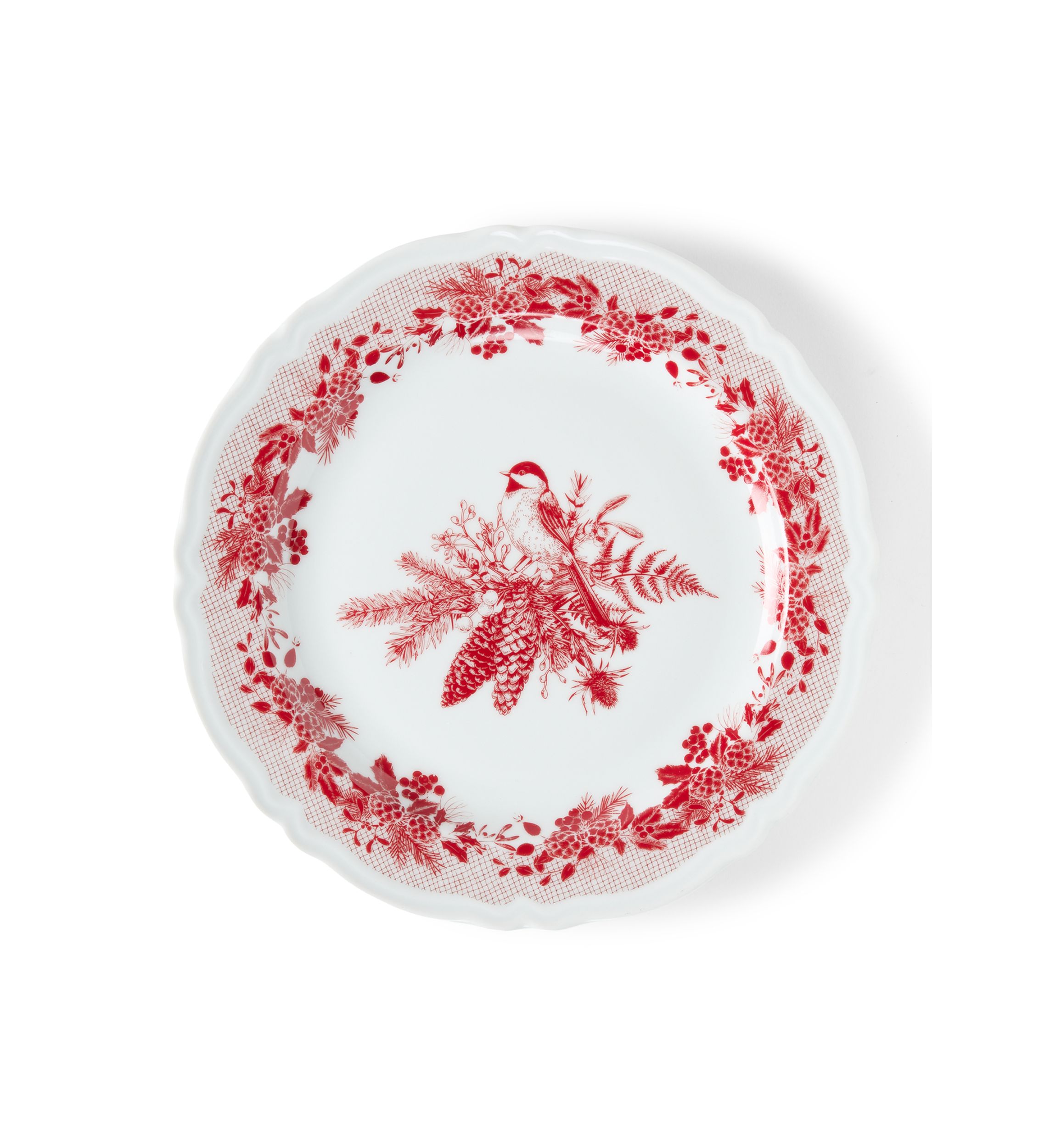 Holiday Toile Salad Plate