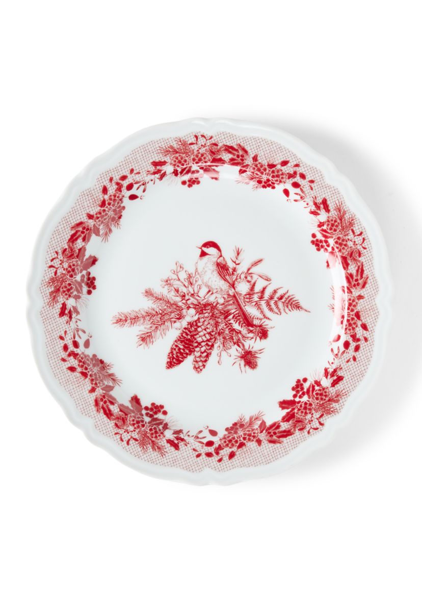 Holiday Toile Salad Plate