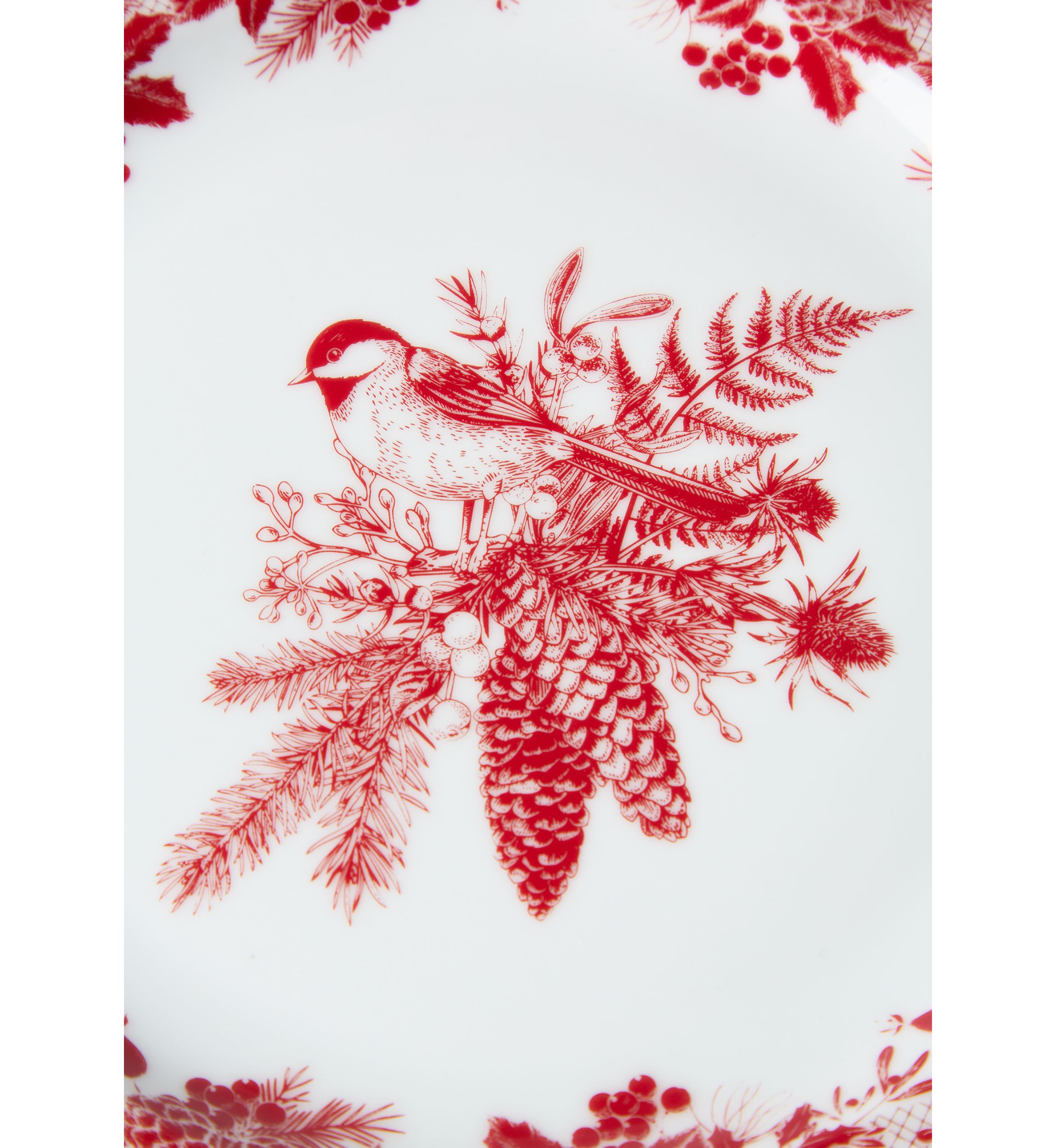 Holiday Toile Salad Plate