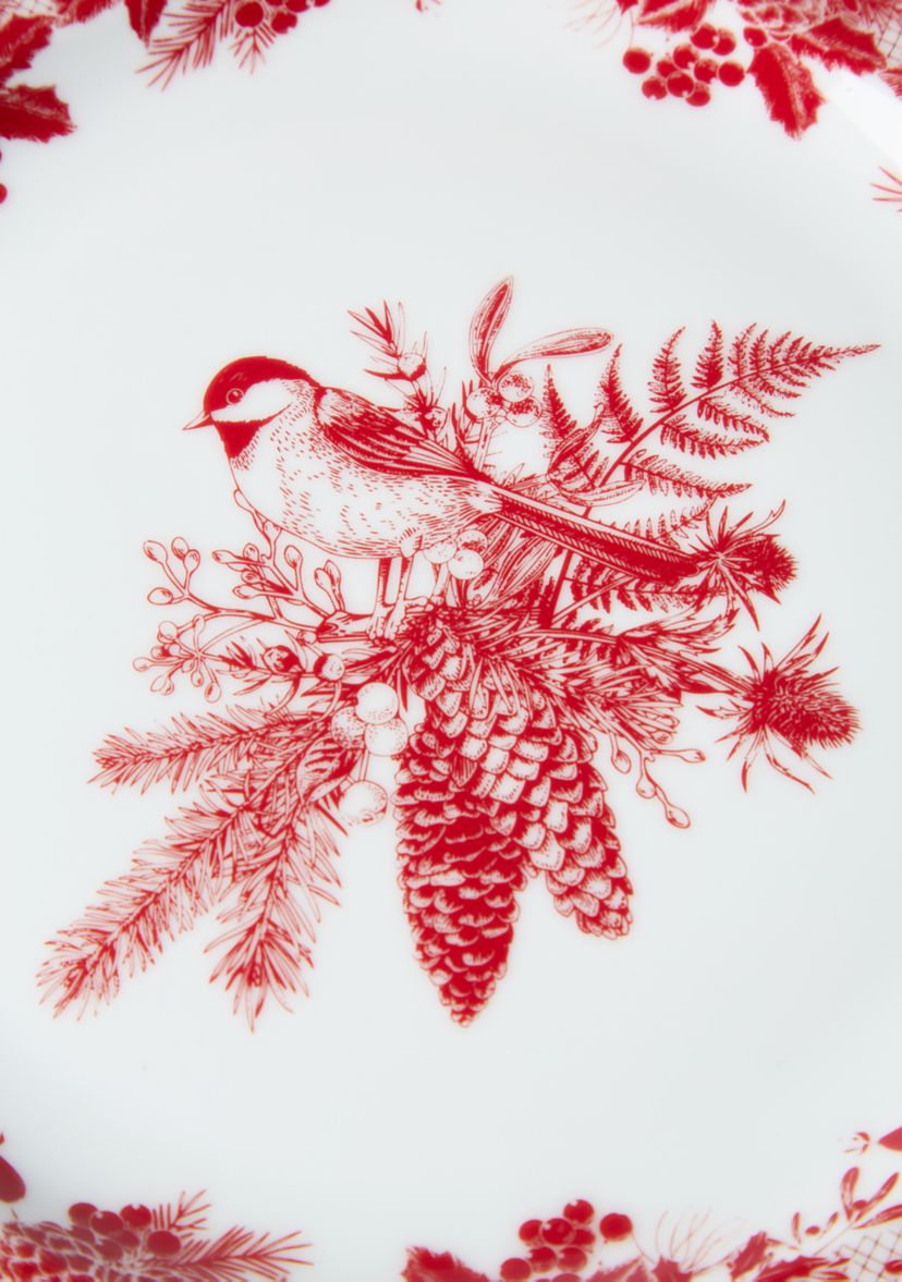 Holiday Toile Salad Plate