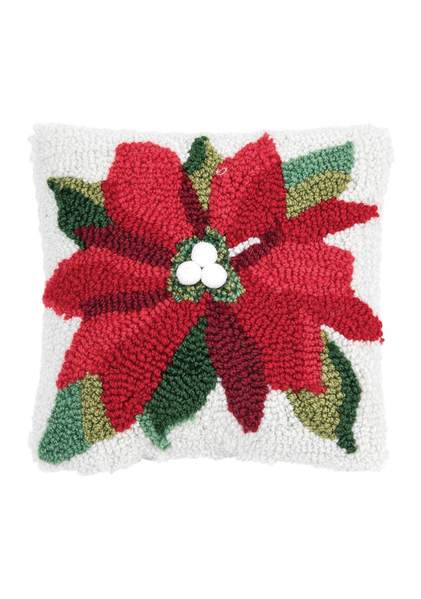 8 x 8 Poinsettia Hooked P