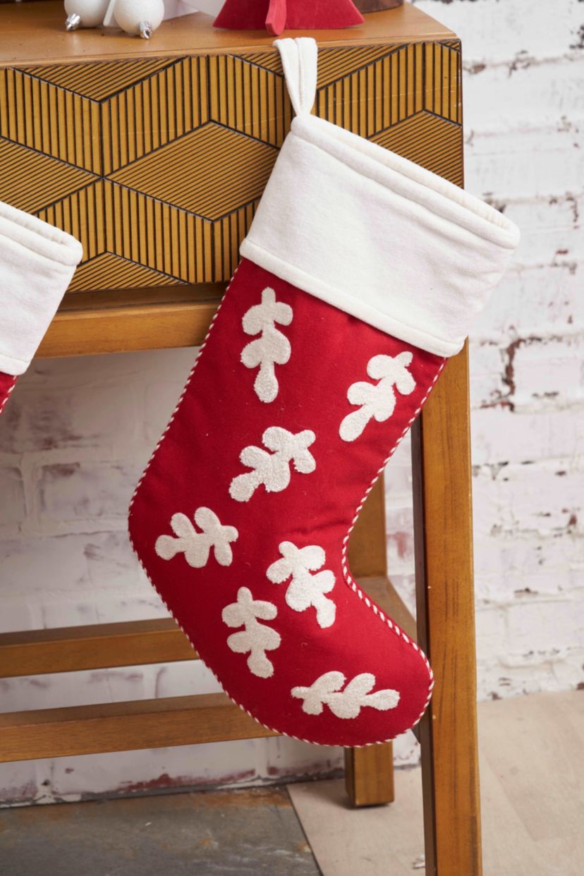 Scarlett Leaves Stocking