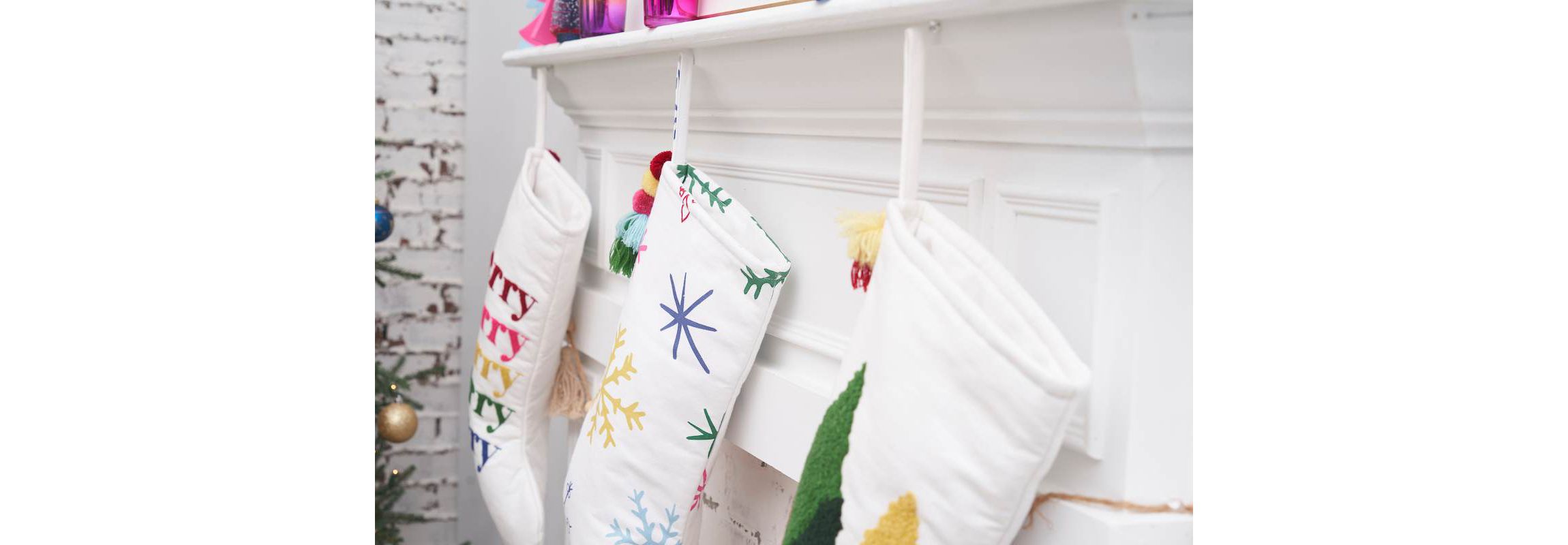 Colorful Snowflake Stocking