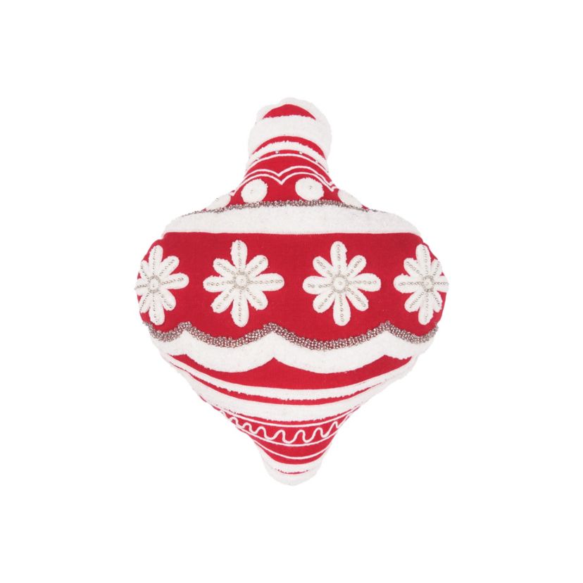 18" x 18" Scarlett Ornament Shaped Throw Pillow