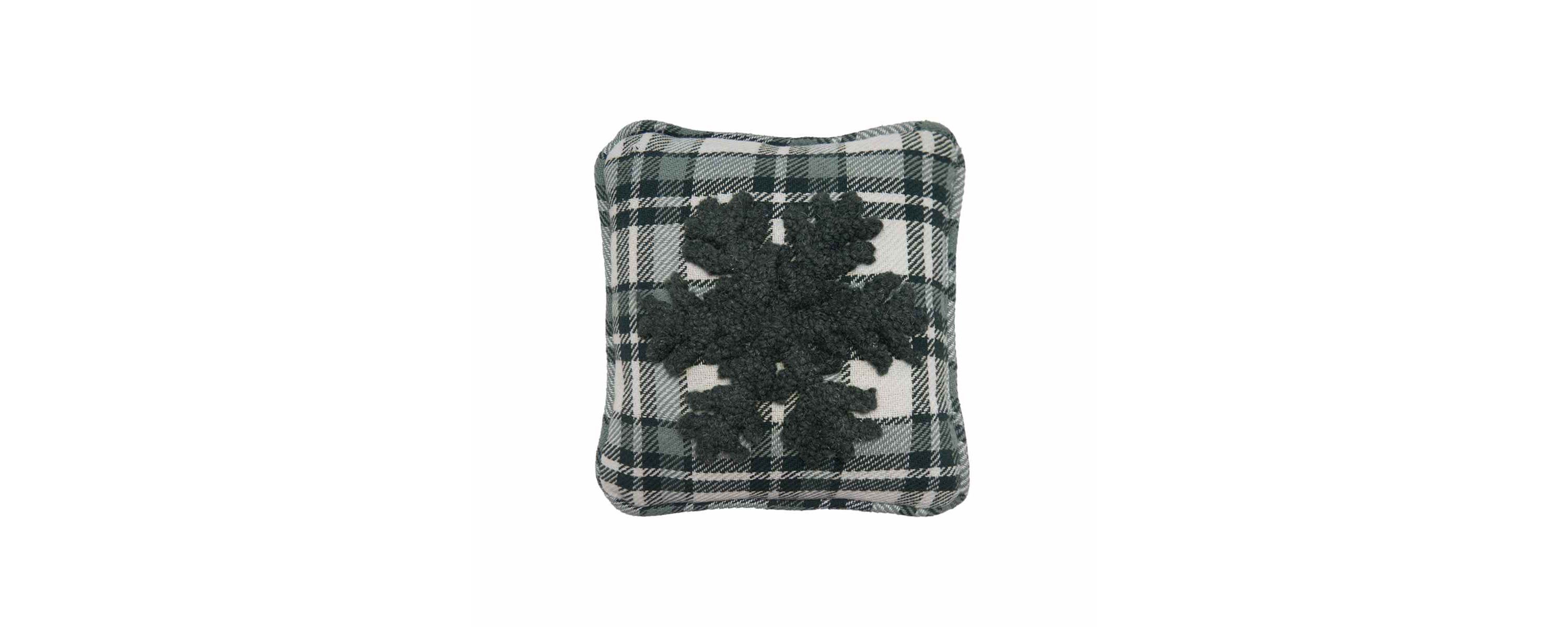 8" x 8" Snowflake Throw Pillow