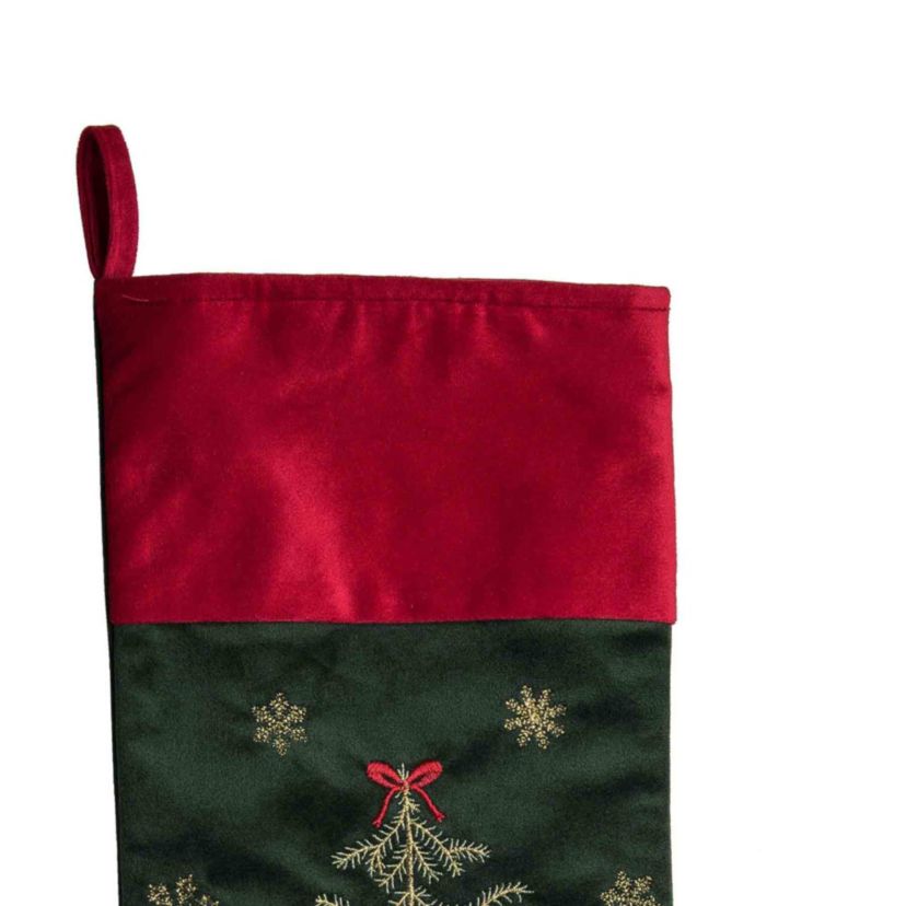 Christmas Tree Forest Stocking