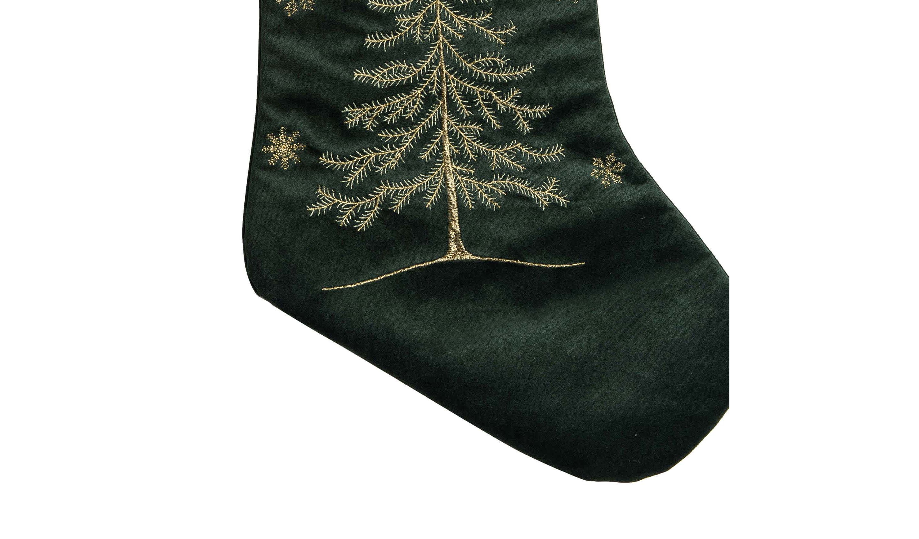 Christmas Tree Forest Stocking