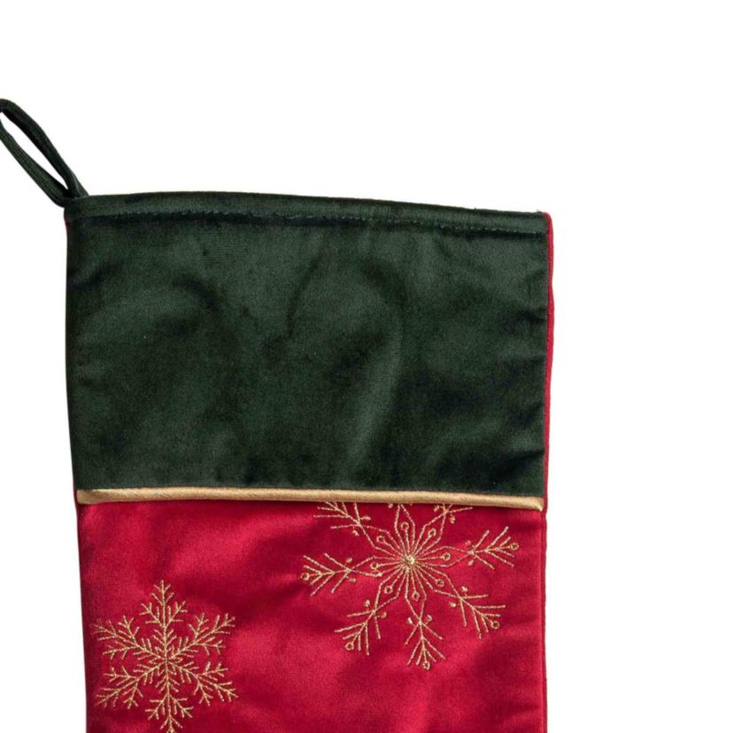 Joy Snowflake Stocking