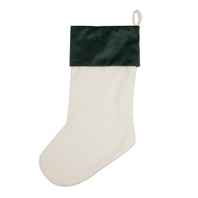 Velvet Wreath Stocking