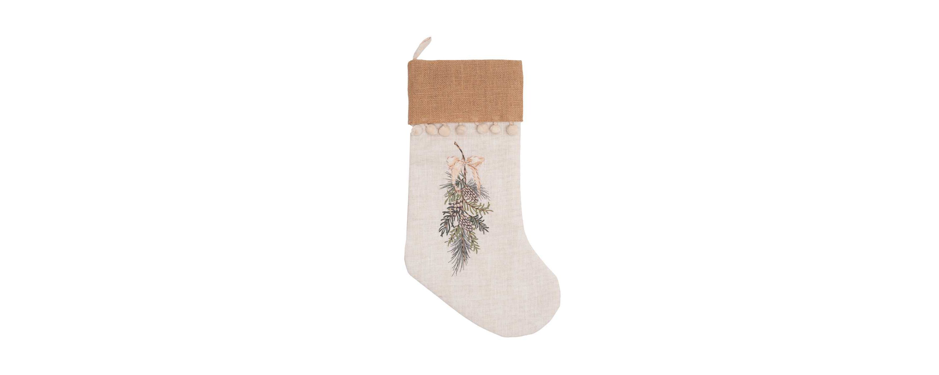 Pinecone Swag Stocking