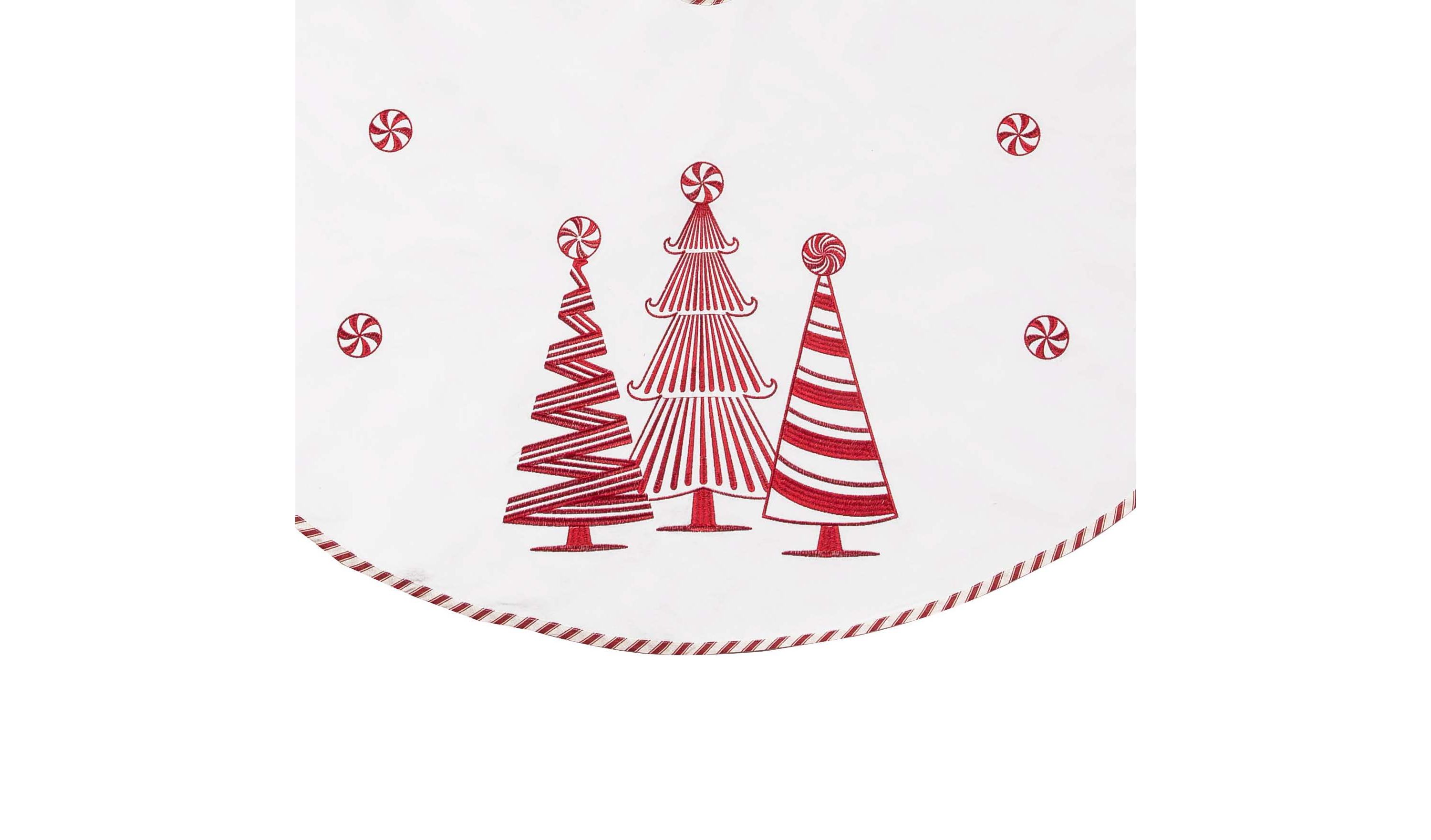 Peppermint Forest Tree Skirt