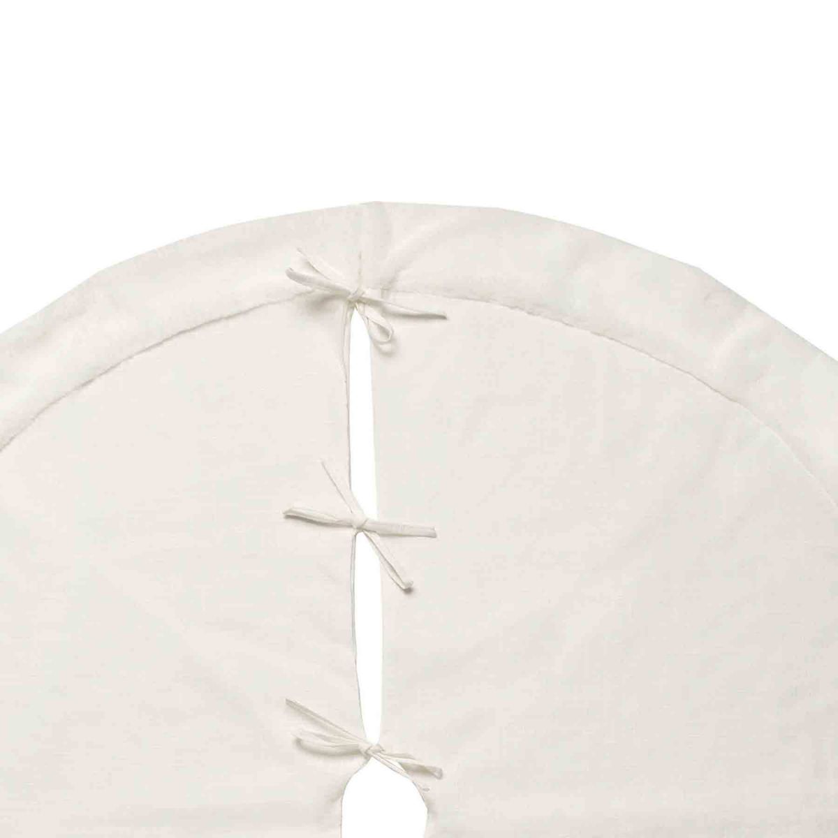 Champagne Snowflake Tree skirt