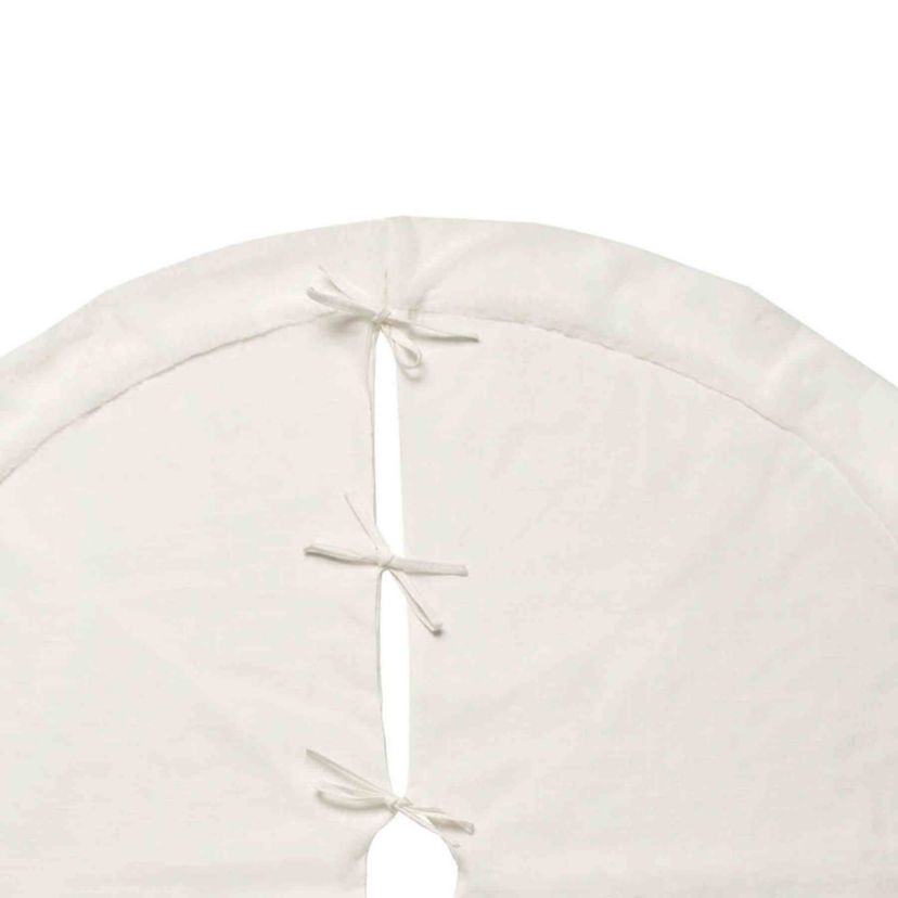 Champagne Snowflake Tree skirt