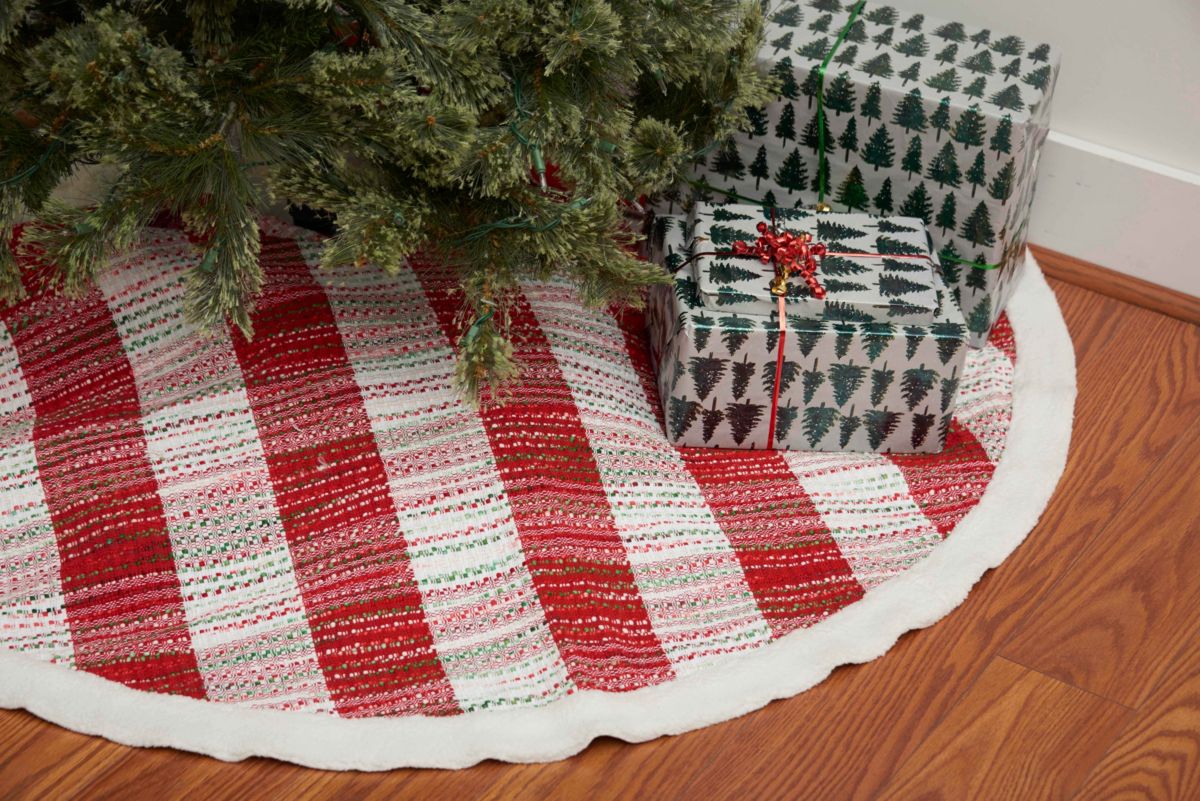 Christmas Woven Mélange Tree Skirt