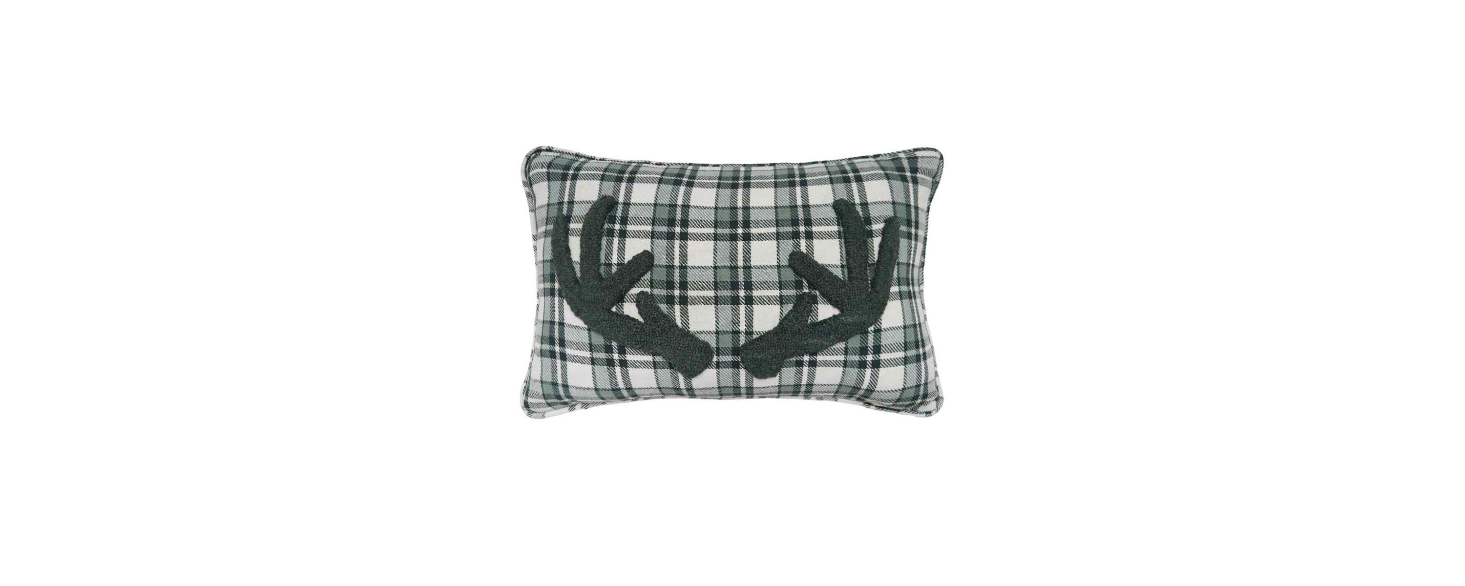 22" x 14" Antlers Throw Pillow