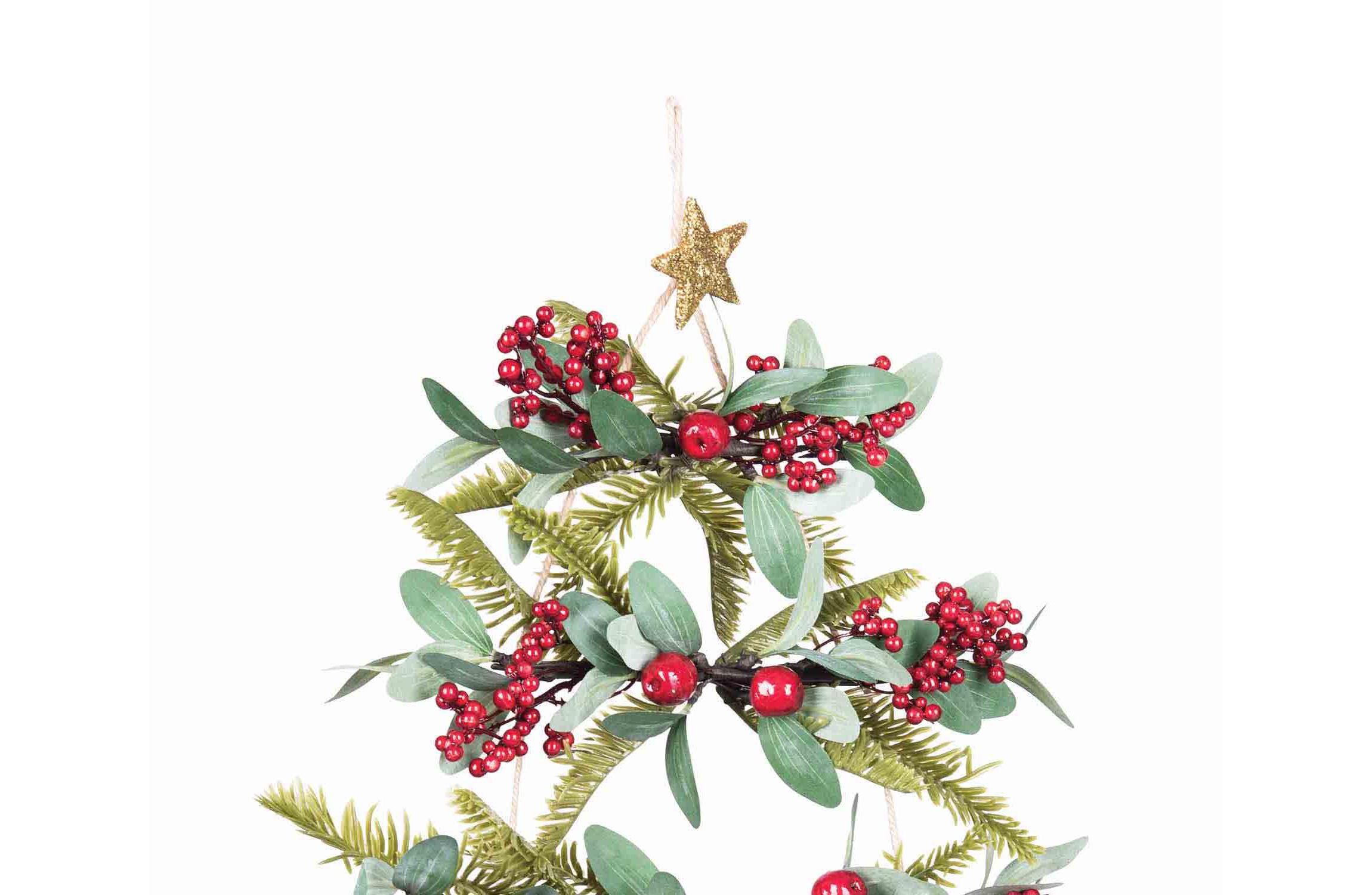 Christmas Tree Wall Sculpture Décor 2.5" x 11" Inches.