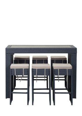 Safavieh sanders deals outdoor bar set