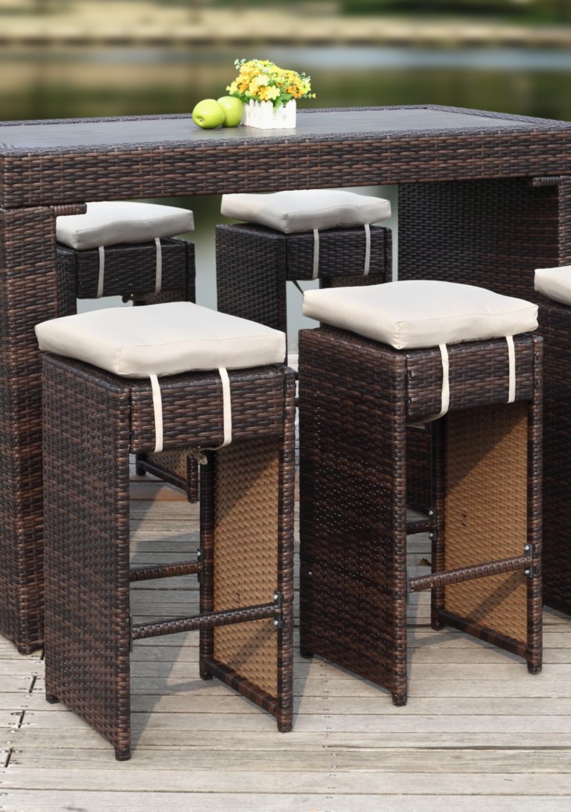Sanders Outdoor Bar Set