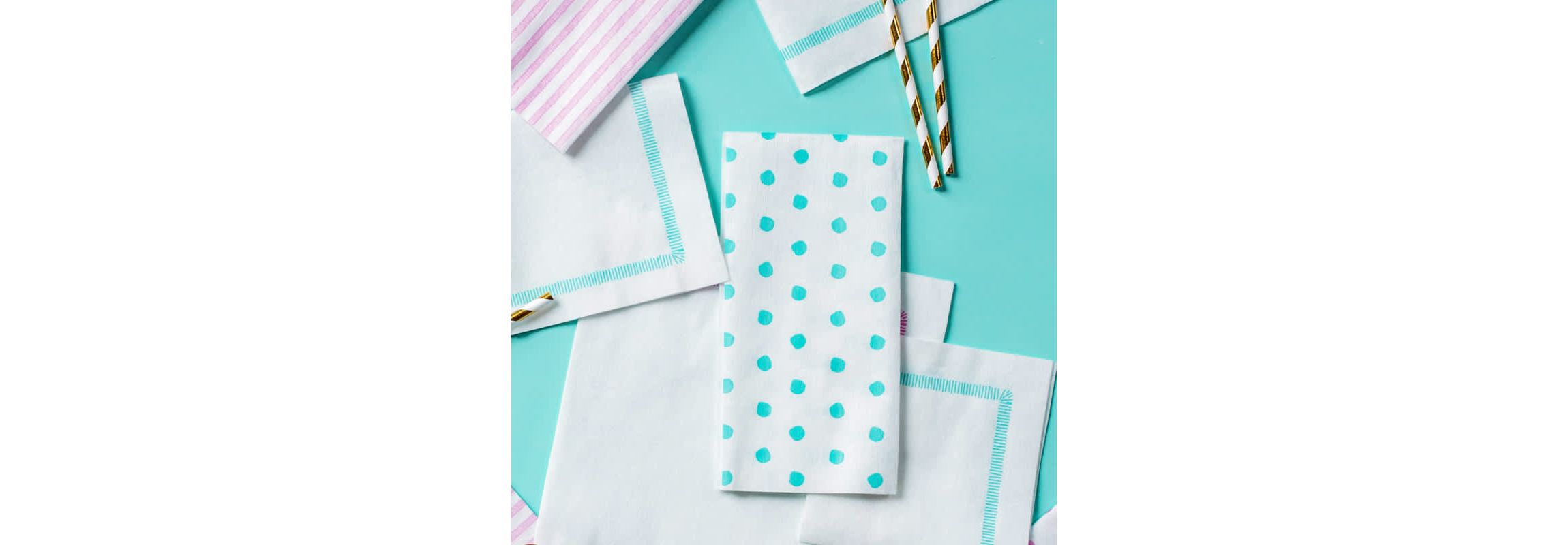 Papersoft Dot Napkins - Set of 4