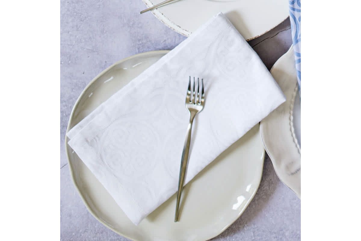 Damask Blue Napkins - Set of 4