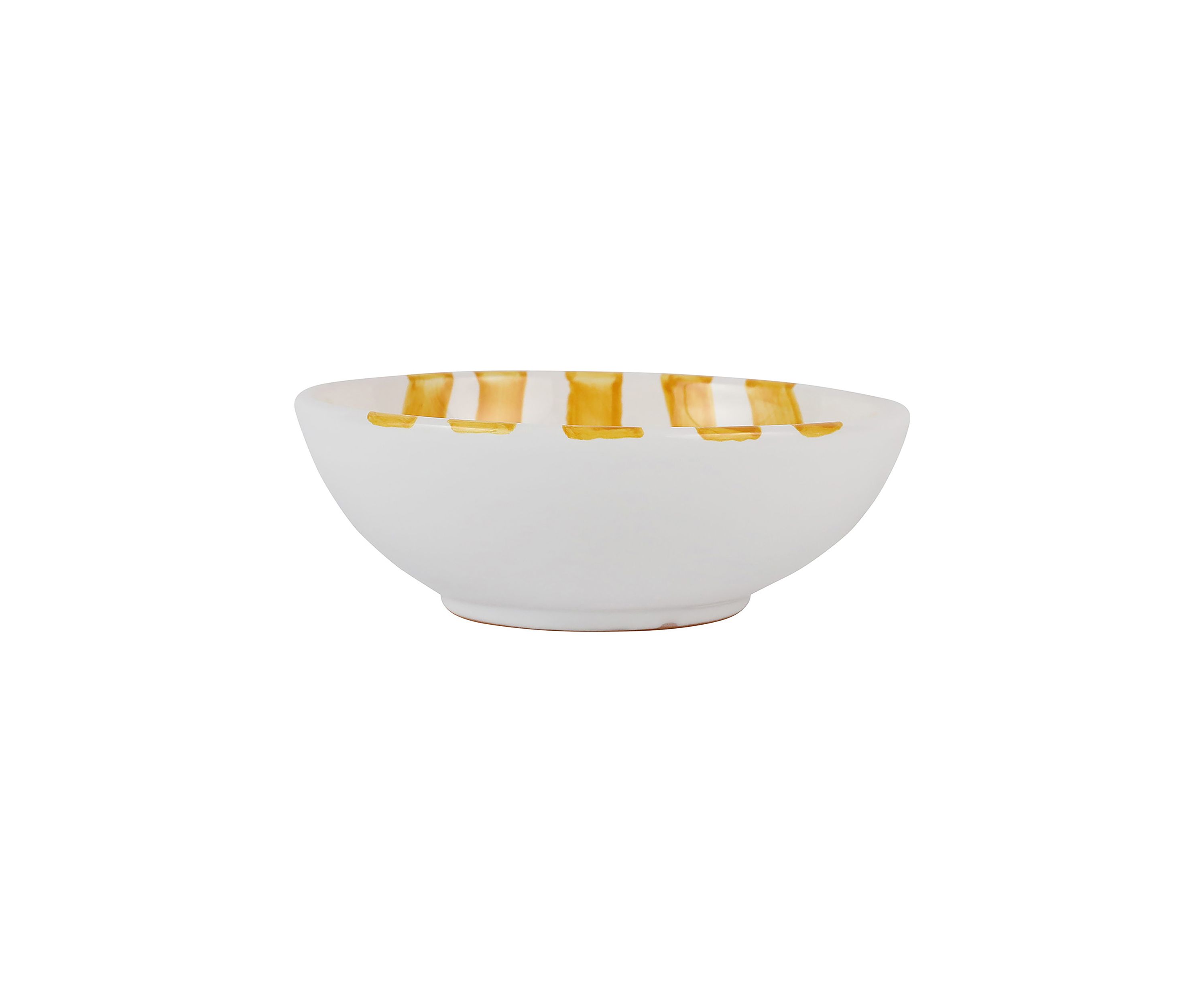 Amalfitana Yellow Stripe Cereal Bowl