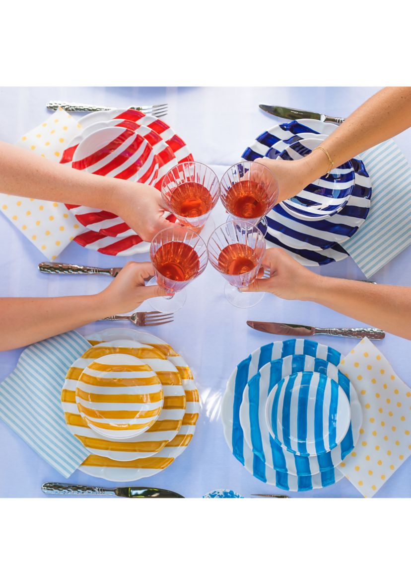 Amalfitana Yellow Stripe Cereal Bowl