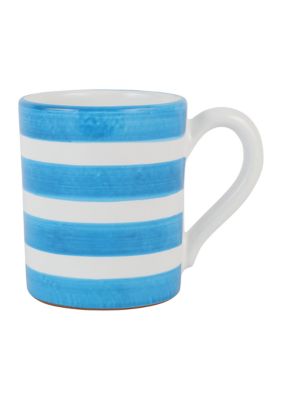 Amalfitana Aqua Stripe Mug