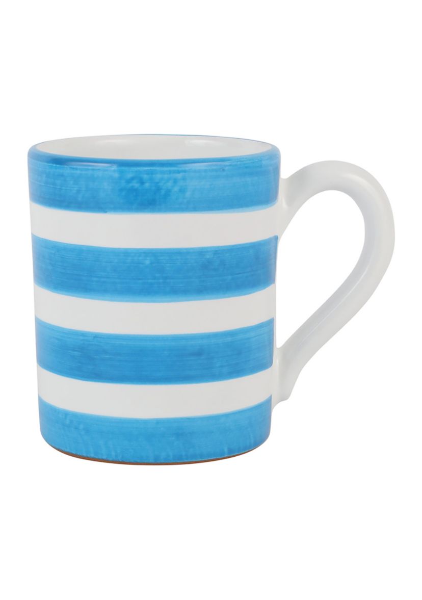 Amalfitana Cobalt Stripe Mug