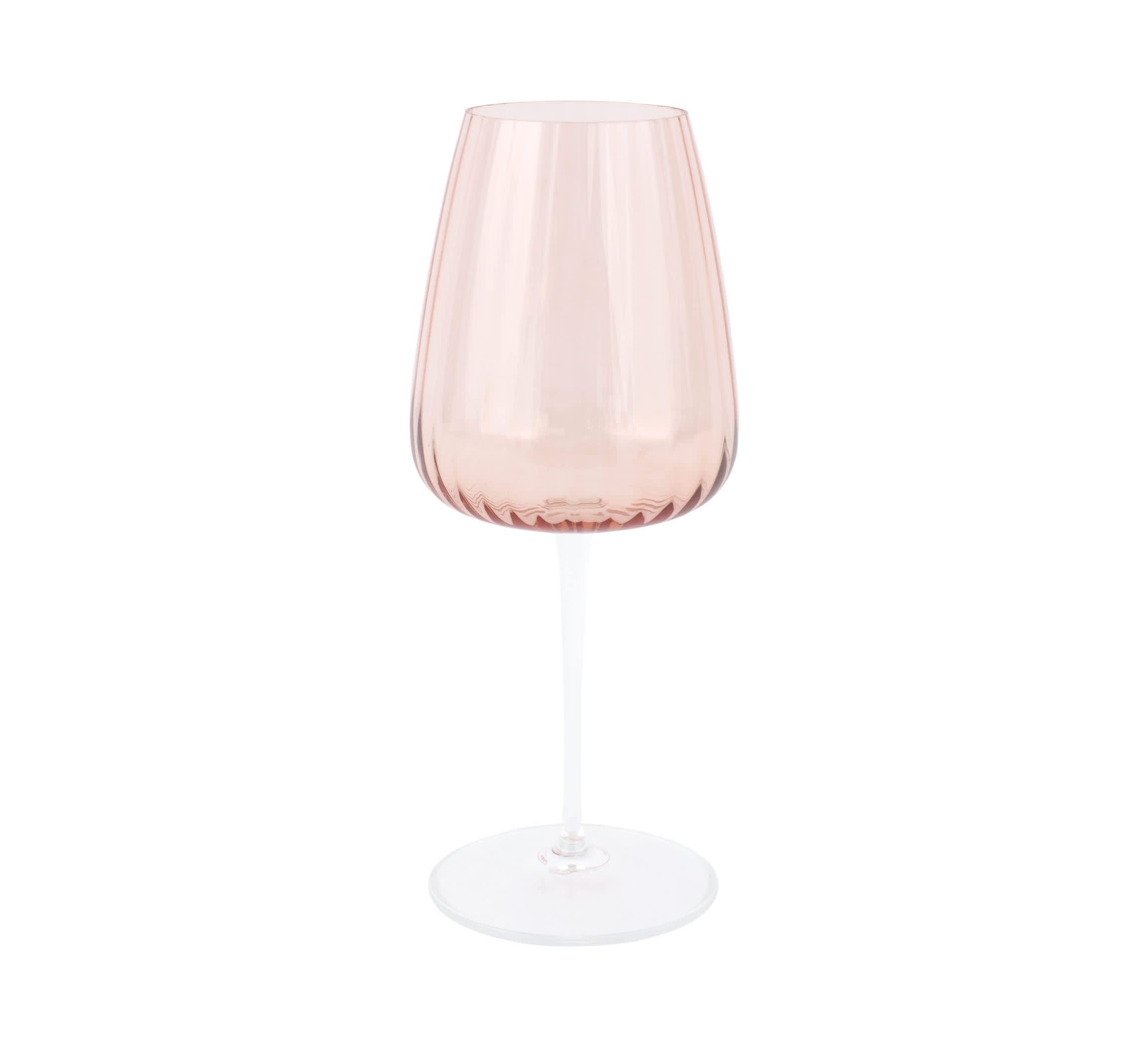 Francesca Blush Water Glass
