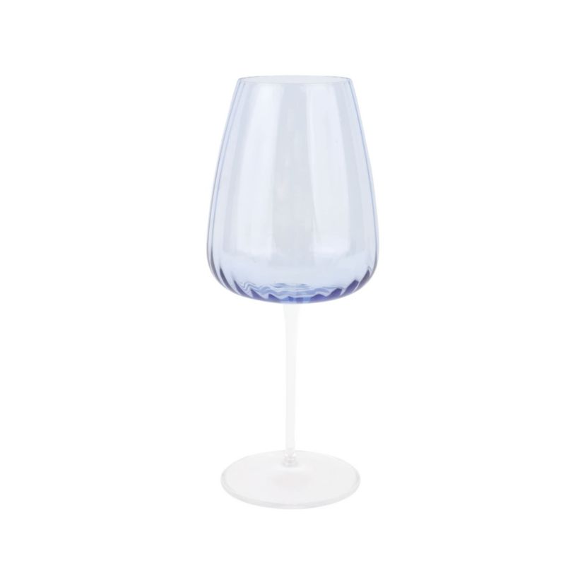 Francesca Light Blue Wine Glass