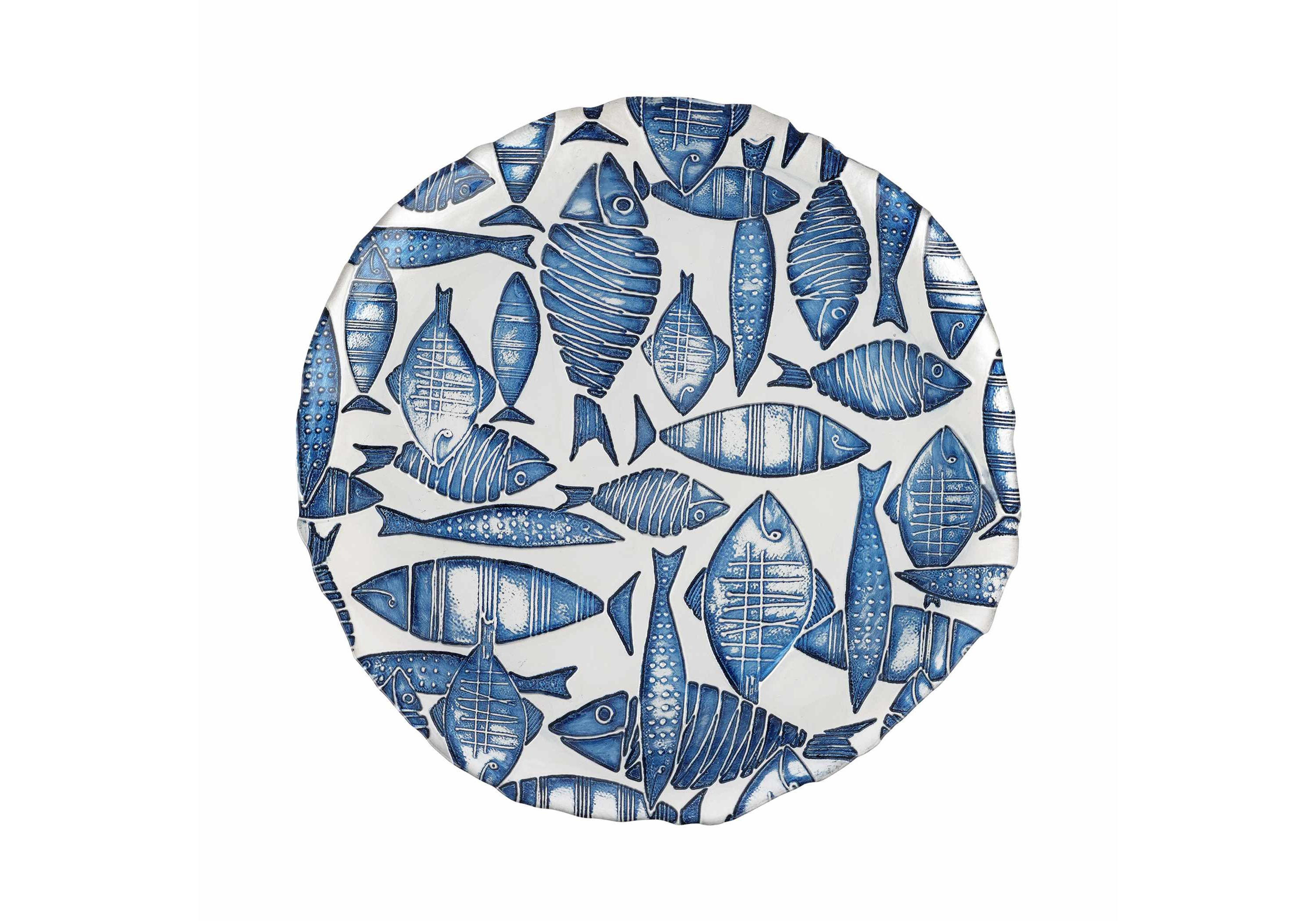 Isola Glass Round Platter